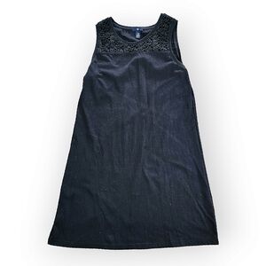 GAP Crochet Yoke A Line Dress Medium